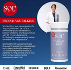 Throat Ease Suplemento – Alivio para la Garganta, Bardana y Perilla, 60 Cápsulas