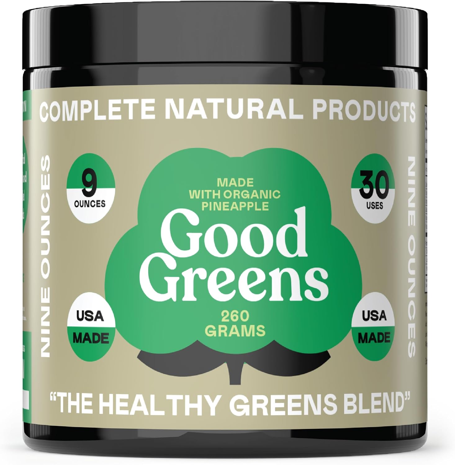 Good Greens Superfood Powder - Mezcla de Superalimentos Verdes - 255g (9oz) 30 Dosis