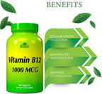 ALFA VITAMINS Vitamina B12 1000 mcg - 100 Comprimidos