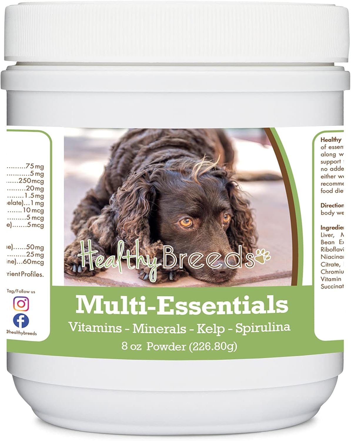 Healthy Breeds American Water Spaniel Multi-Essentials Powder for Dogs - 8 oz - görsel 1