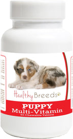 Healthy Breeds Multivitamínico para Cachorros de Pastor Australiano, 60 Comprimidos