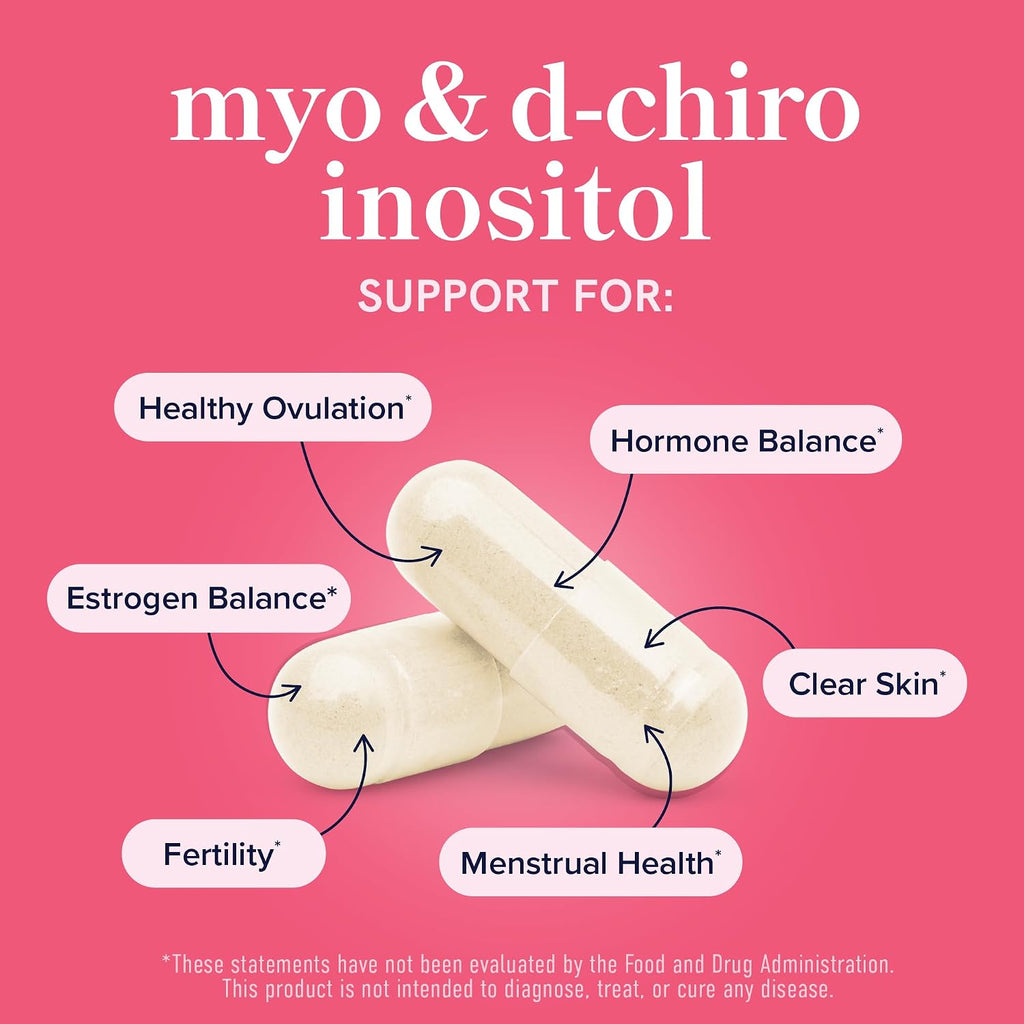 Myo-Inositol y D-Chiro Inositol 40:1 - 120 Cápsulas Vegetales