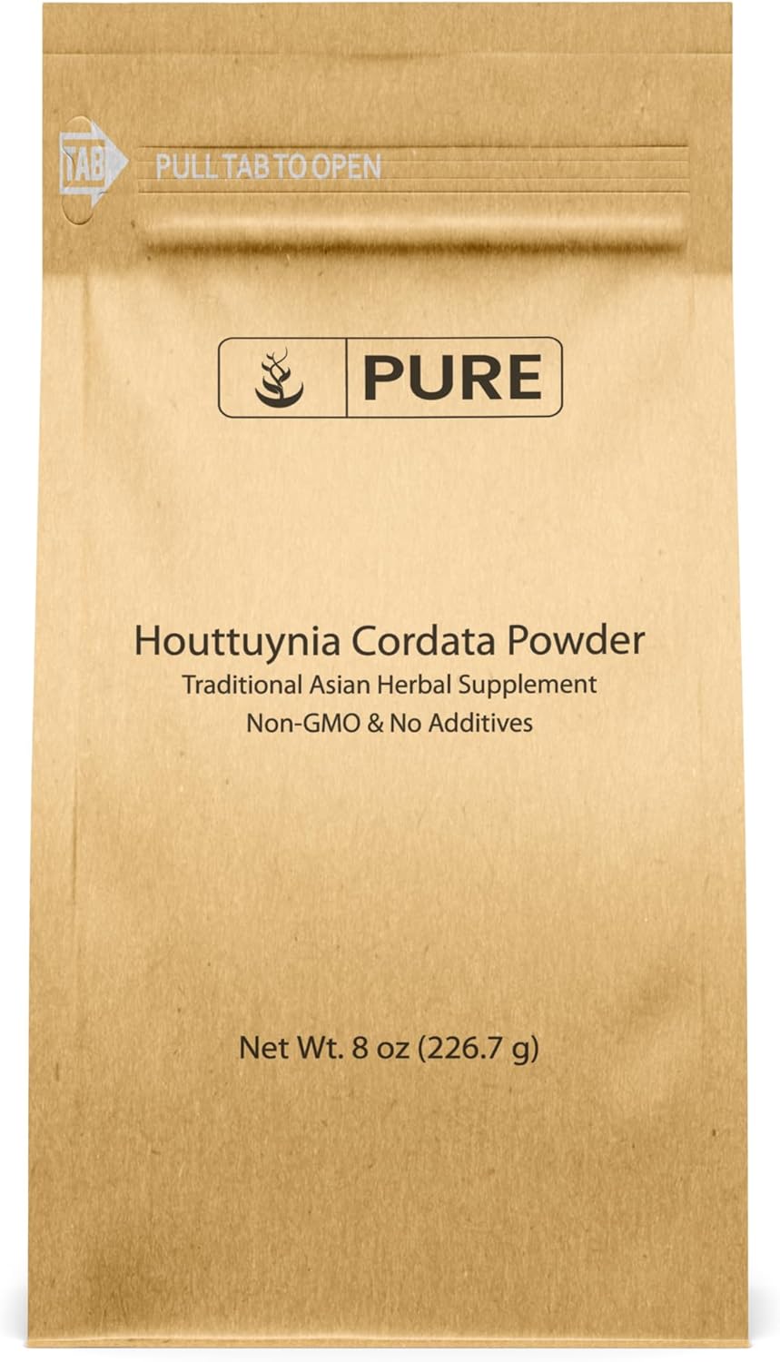 Pure Original Ingredients Houttuynia Cordata (227g) - Suplemento Herbal Tradicional Asiático