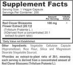 NusaPure Cápsulas de Flores de Trébol Rojo, 100 mg, 200 Cápsulas Veganas (No Transgénico, Vegano)