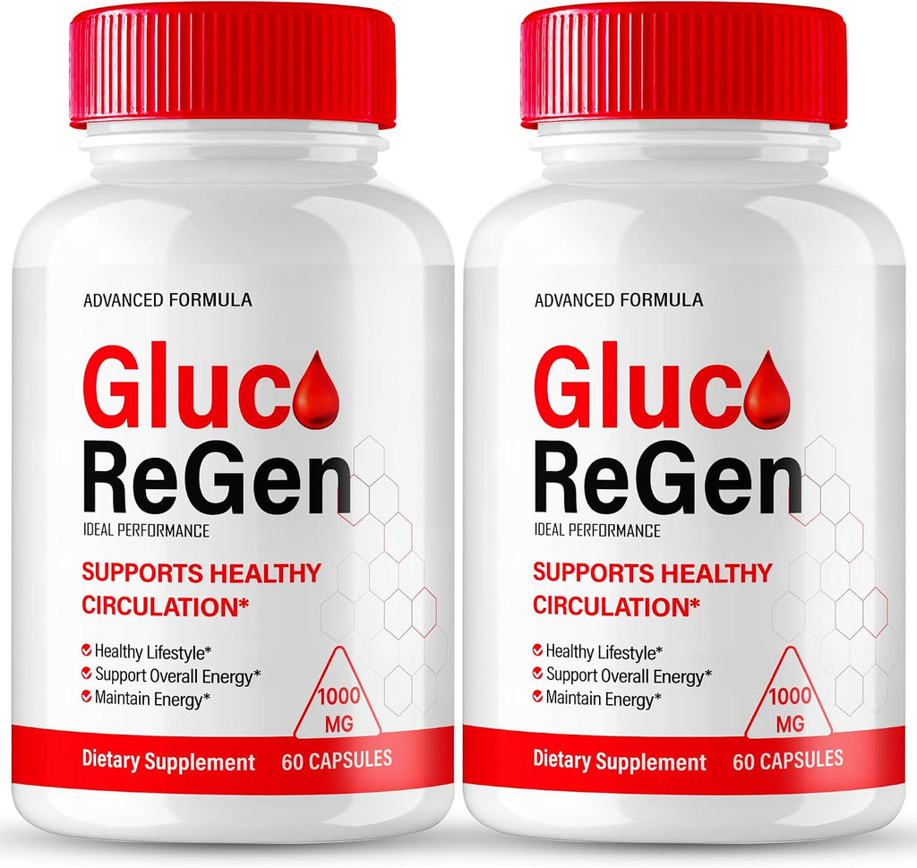 GlucoRegen Cápsulas – Fórmula Avanzada para el Bienestar General (2 Pack)