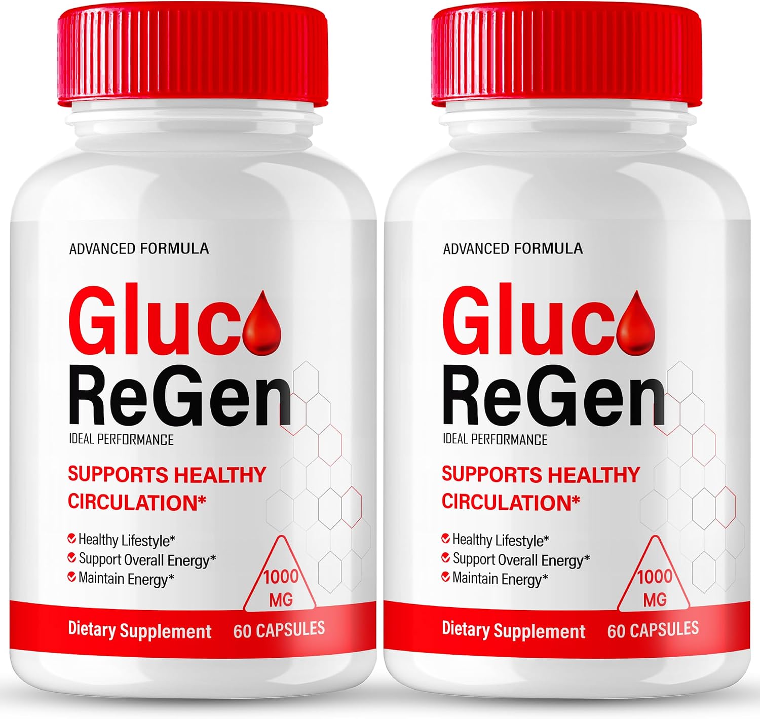 GlucoRegen Cápsulas – Fórmula Avanzada para el Bienestar General (2 Pack)