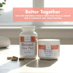 KIMI Naturals Breast Max Plus - Suplemento para el Aumento de Pecho con Fenogreco, 90 Cápsulas