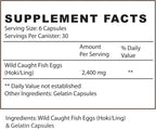 GRAZIN HEALTH Cápsulas de Huevas de Pescado – 3000mg por Porción | Omega-3, DHA y EPA
