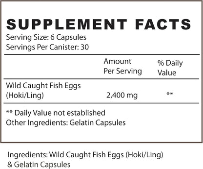 GRAZIN HEALTH Cápsulas de Huevas de Pescado – El EPA y el DHA contribuyen al funcionamiento normal del corazón. – Image 4