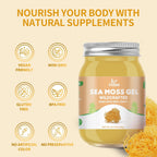 Gel de Musgo de Mar Salvaje (Wildcrafted) - Suplemento Natural para Niños y Adultos - 18.5 oz (524 g) Original
