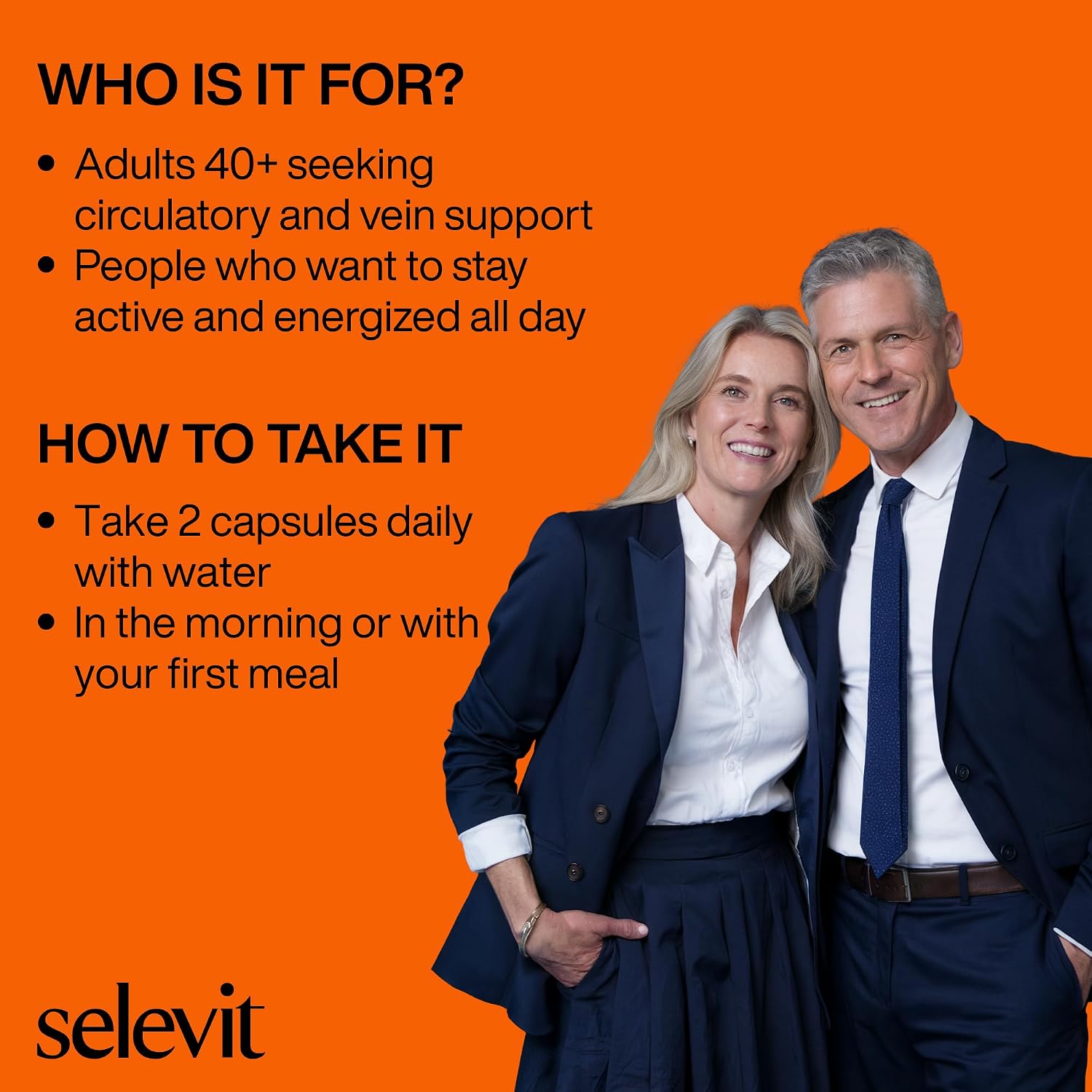 Selevit Vein Renew (Hesperidina) 1000mg - 60 Cápsulas Vegetarianas