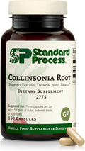 Standard Process Collinsonia Root - Suplemento de Raíz de Collinsonia para la Salud Vascular y Renal, 150 Cápsulas