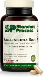 Standard Process Collinsonia Root - Suplemento de Raíz de Collinsonia para la Salud Vascular y Renal, 150 Cápsulas