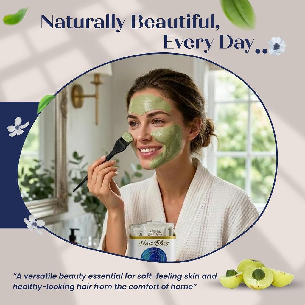 Pride Of India - Amla (Amalaki) Indian Gooseberry Powder for Hair & Skin Care, 227 g (8 oz), 100% Natural
