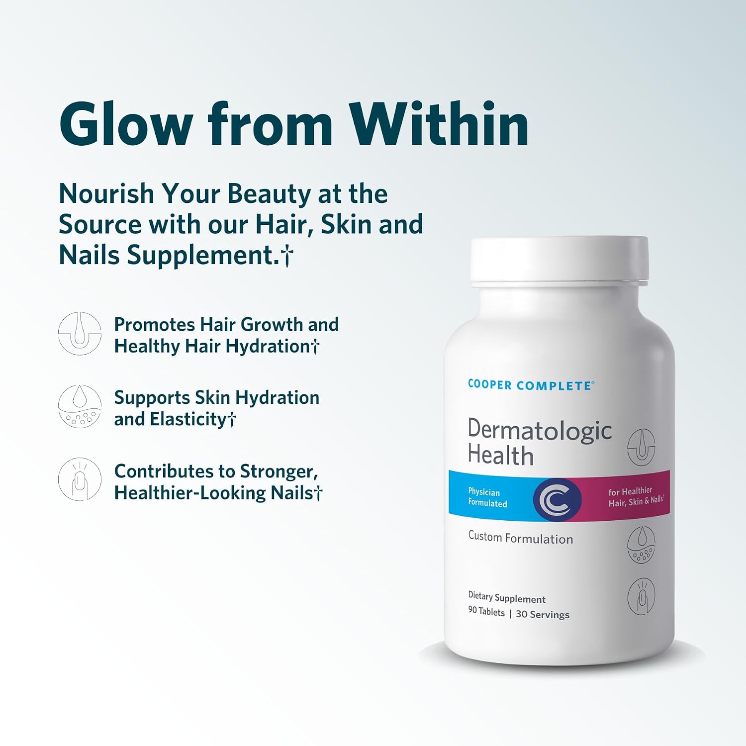 Cooper Complete Dermatologic Health - Biotina para Piel, Cabello y Uñas (2 Paquetes)