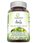 Amazing India Amla (Amla Natural) 500 mg - 120 Cápsulas Veganas - Sin Gluten, No GMO