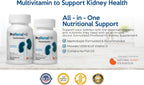 Nephroceuticals ProRenal+D Multivitamínico Renal, Sin Gluten, 90 Días