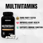Ekkovision Multivitamin, Sin Hierro, 270 Cápsulas Vegetales (90 Dosis)