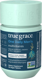 True Grace One Daily Multivitamínico para Hombre con Minerales Fermentados