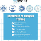 BoostCeuticals Gamma E 90mg Tocoferoles Mixtos - 180 Cápsulas Veganas