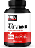 Force Factor Men’s Multivitamins, Multivitamin for Men Plus Amino Acids Supplement with 27 Vitamins and Minerals, and Phytonutrients to Support Energy, and Immunity, 60 Tablets
