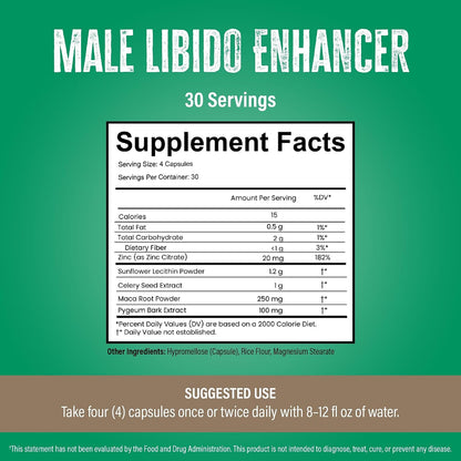 Virility - Potencia Masculina | Zinc (10 – Lecitina de Girasol: 1200 mg – Image 6