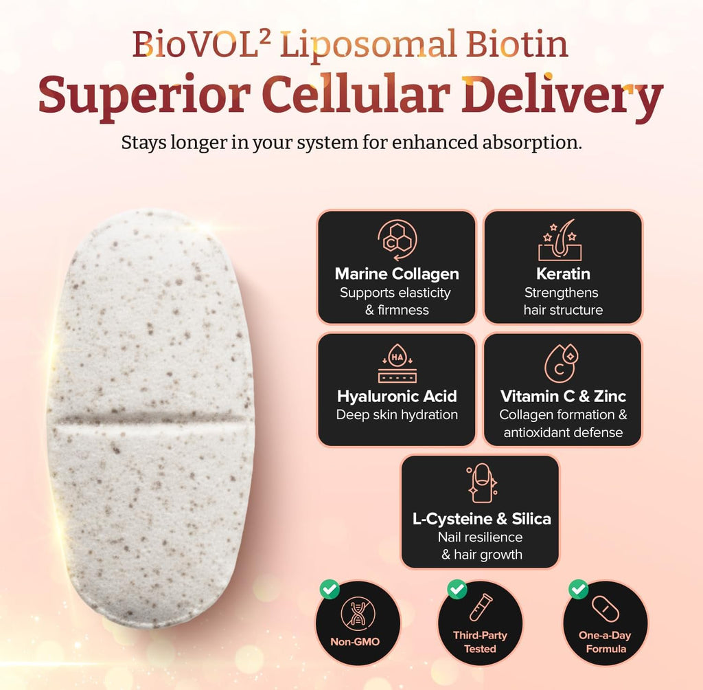 pureclinica Biotina 400% Potencia 40.000mcg 90 Caplets