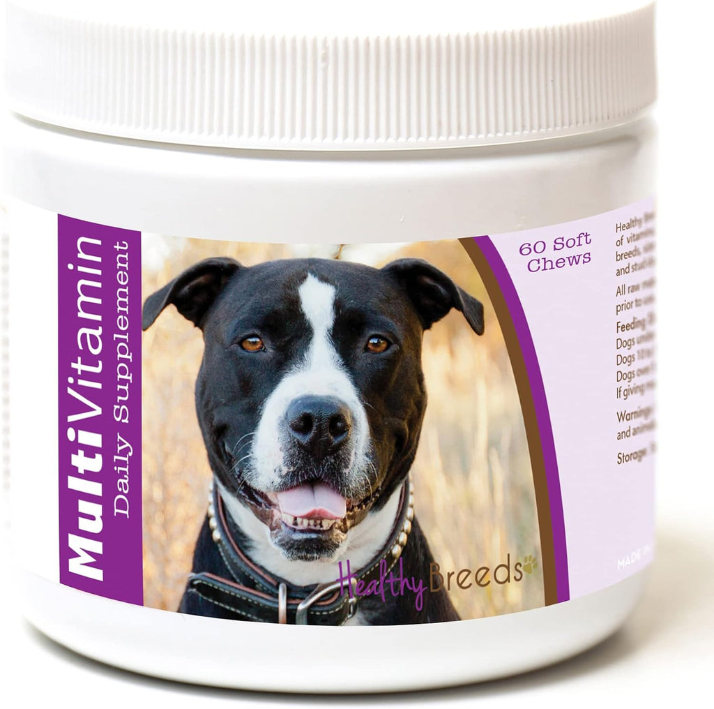 Healthy Breeds Pit Bull Multi-Vitamin Soft Chews 60 Unidades