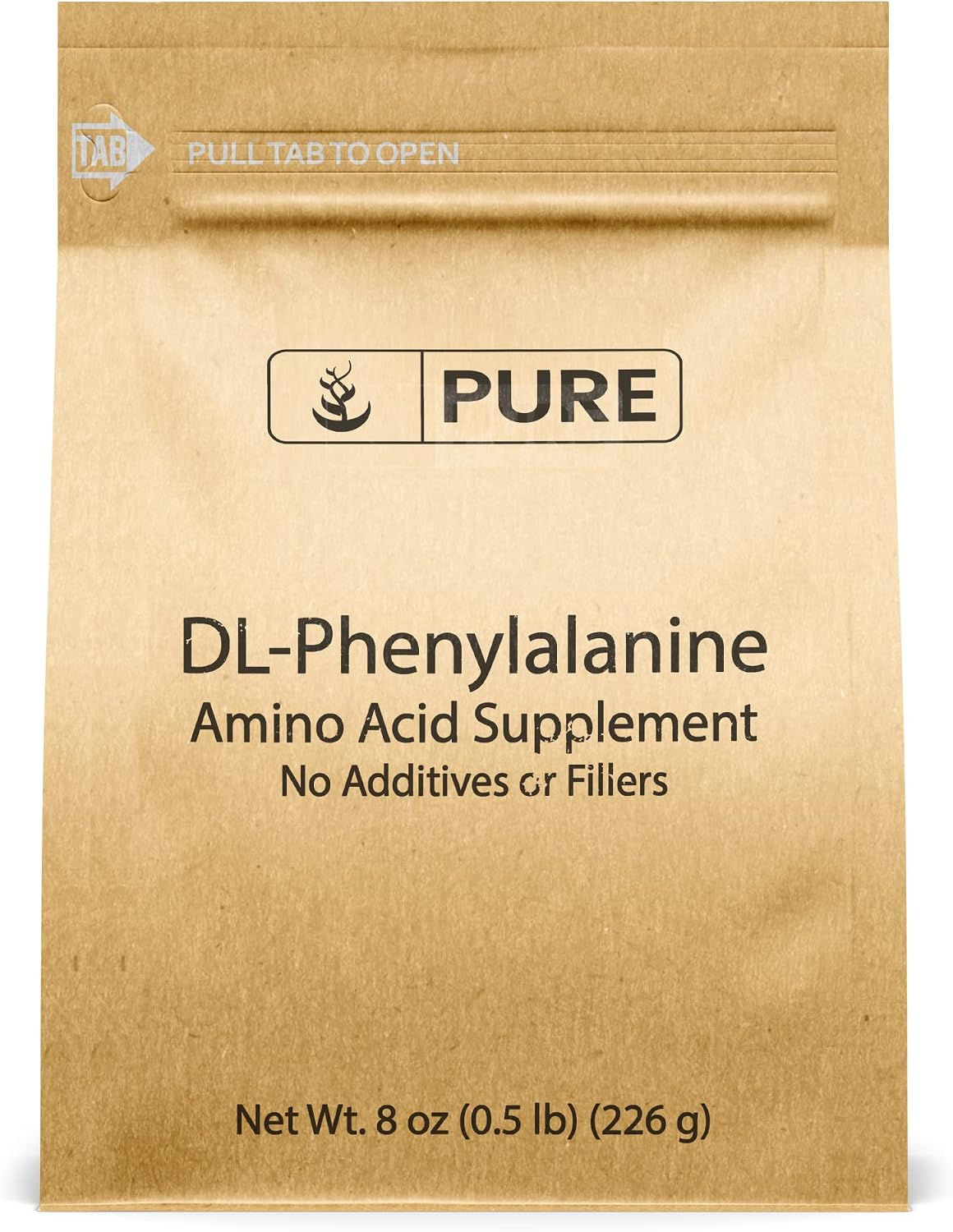 PURE ORIGINAL INGREDIENTS DL-Phenylalanine Powder (227 g) Siempre Puro, Sin Rellenos ni Aditivos