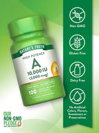 Nature's Truth Vitamina A 10000 IU, 100 Softgeles