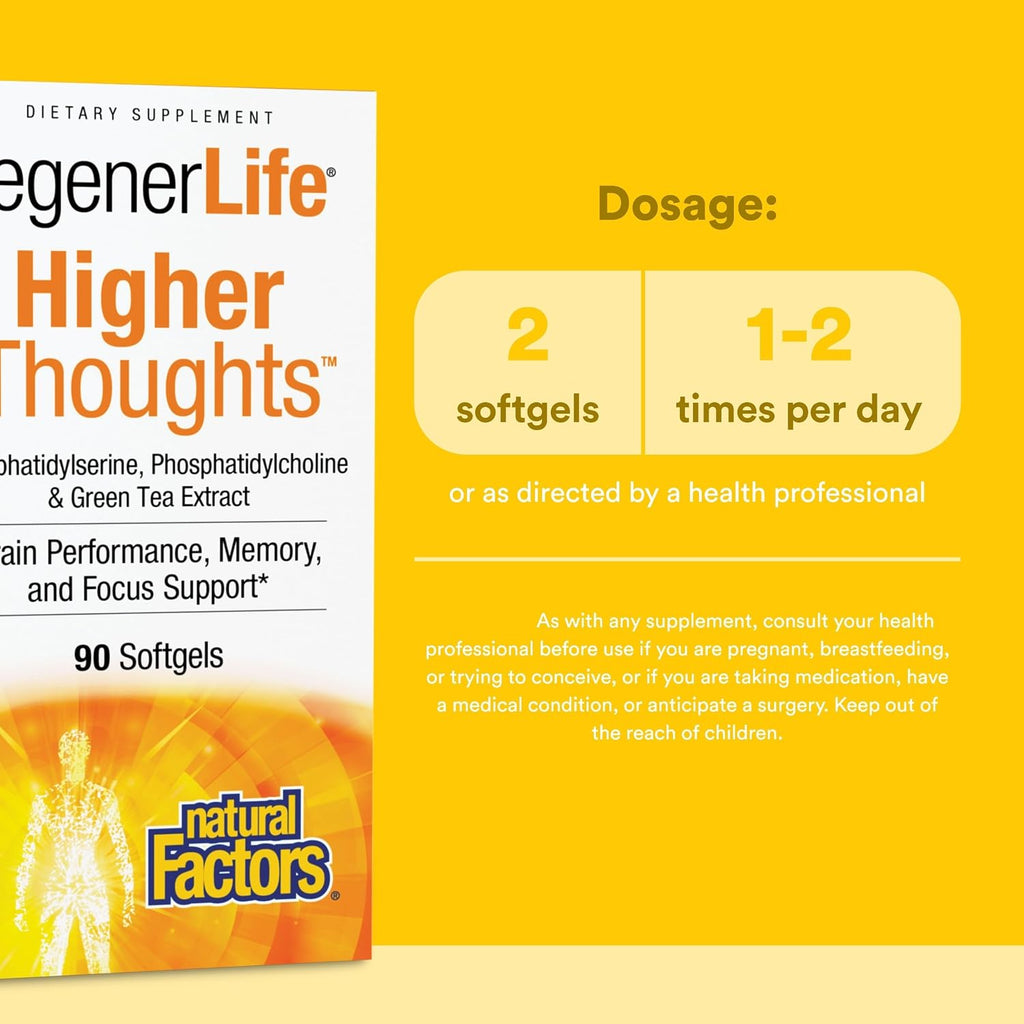 Natural Factors Higher Thoughts - 90 Softgels