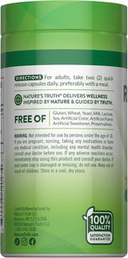 Nature's Truth Rhodiola Rosea | 120 Cápsulas | Extracto No-GMO y Sin Gluten