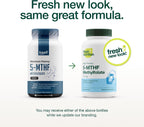Fresh Nutrition L-Metilfolato 7,5 mg – 60 Cápsulas Veganas – Forma Activa de Ácido Fólico