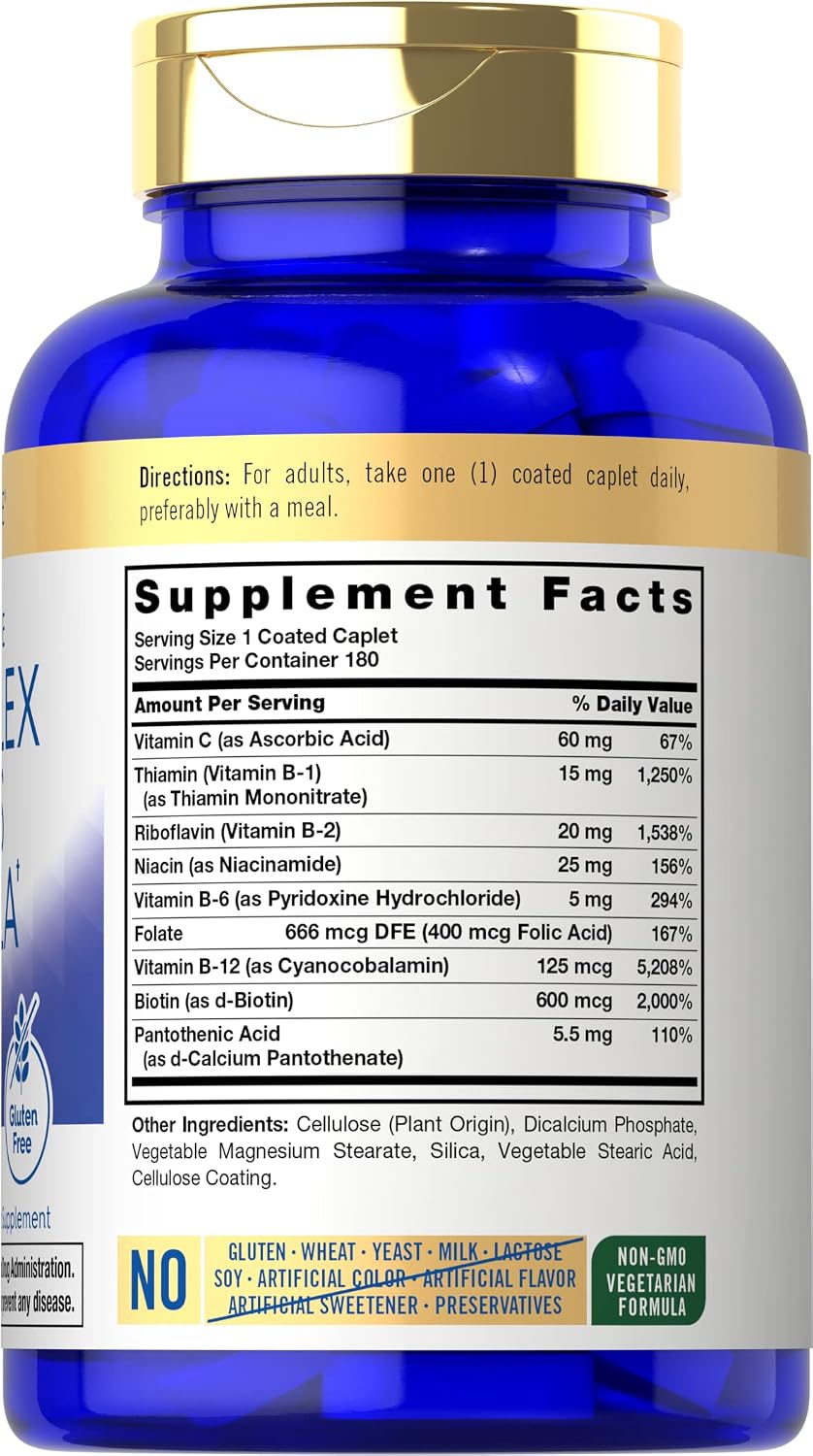 Carlyle Stress B Complex con Vitamina C | 180 Comprimidos