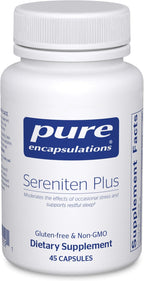 Pure Encapsulations Sereniten Plus – Apoyo para el estrés ocasional y el sueño reparador (45 cápsulas)