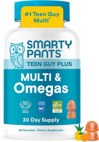 SmartyPants Teen Guy Plus Multi & Omegas Gominolas Multivitamínicas, 60 uds