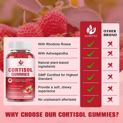 Gominolas de Cortisol para Mujeres con – Reforzar el sistema inmunitario con vitamina D3. – Image 3