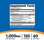 Nutricost Extracto de Andrographis en Cápsulas (1000mg) (120 Cápsulas) - Suplemento Herbario Vegetariano, 60 Raciones