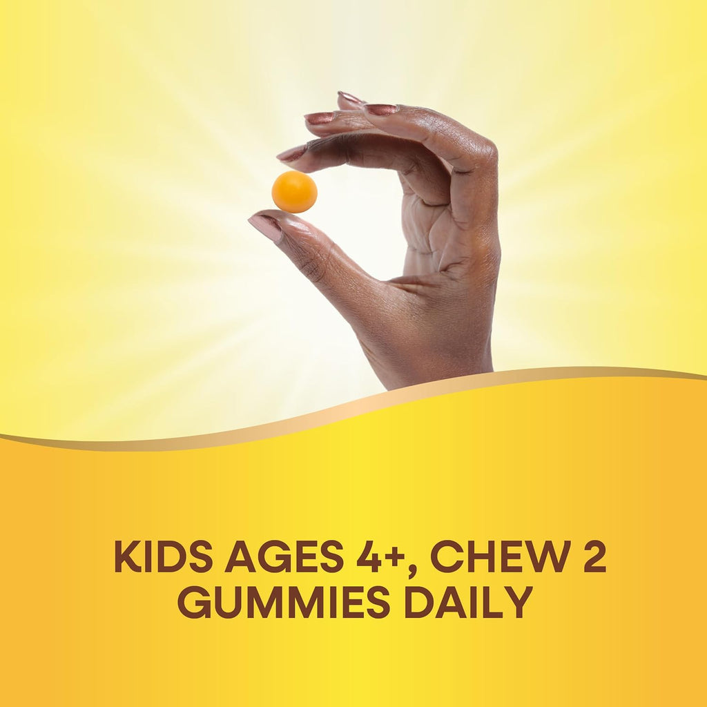 Nature's Way Kids Brain Builder Gominolas para la Función Cerebral, Sabor Limonada, 60 Gominolas