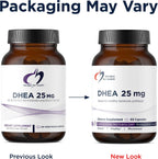 Designs for Health DHEA 25mg - DHEA Supplement for Men and Women - 60 Capsules