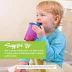 RELIV Now for Kids 1 Vainilla - Batido Nutricional Bajo en Azúcar con Vitaminas, Minerales y Proteína Vegetal para el Crecimiento y Desarrollo, 30 porciones