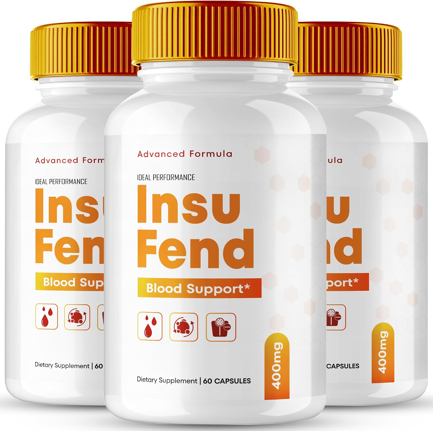 Insufend Blood Support Cápsulas - Fórmula Avanzada para la Circulación Sanguínea y Niveles Estables - 3 Paquetes