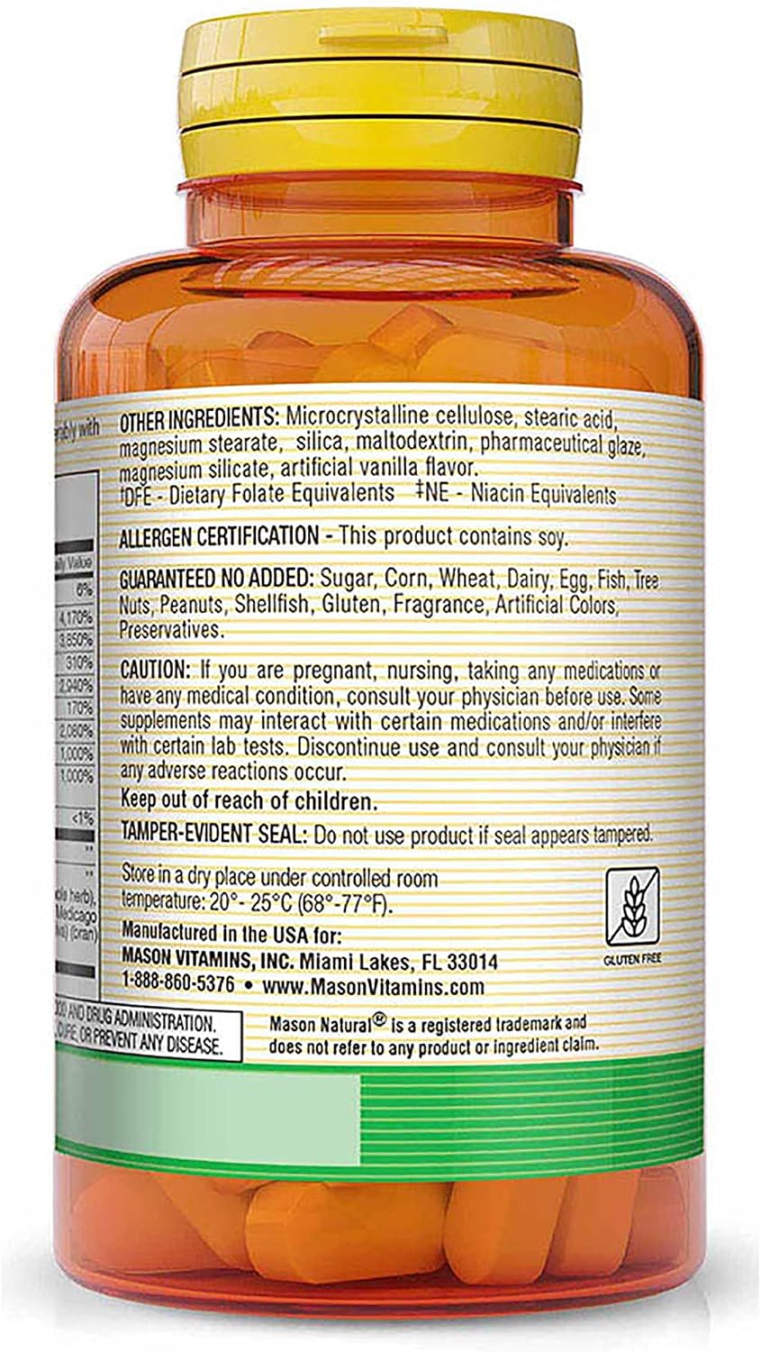 Mason Natural Complejo B-50 – 60 tabletas