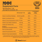 NovaFerrum MMM Multivitamin for Kids, Infants, and Toddlers - Orange Flavor - 50 mL