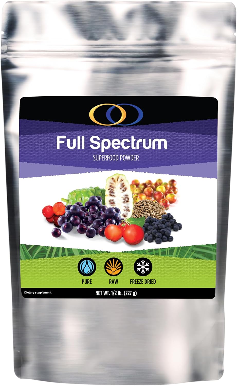 Optimally Organic Superalimento en Polvo Liofilizado Raw - Complejo de Superalimentos para el Sistema Inmunitario y Digestión