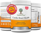 Simply Natures Pure Cardio Heart Health — Polvo para Impulsar el Óxido Nítrico con L-Arginina 5000 mg, L-Citrulina 1000 mg y Espino Blanco, Sabor a Cereza (477 g)