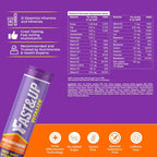 Fast & Up Vitalize Multivitamínico Efervescente - 21 Vitaminas y Minerales - 60 Comprimidos - Sabor Naranja