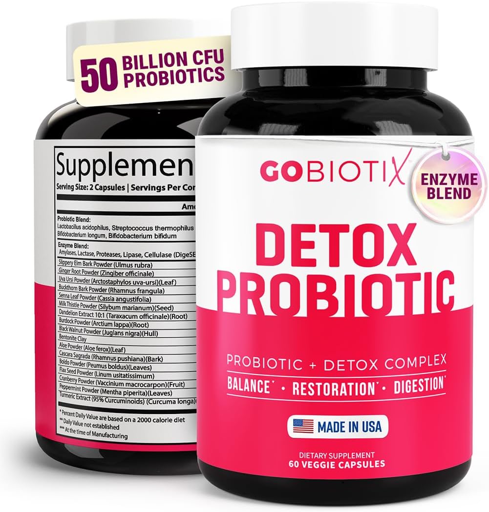 GOBIOTIX Multivitamínico con Probióticos y Enzimas Digestivas - 25 mil millones de UFC - Salud Digestiva - 90 Cápsulas