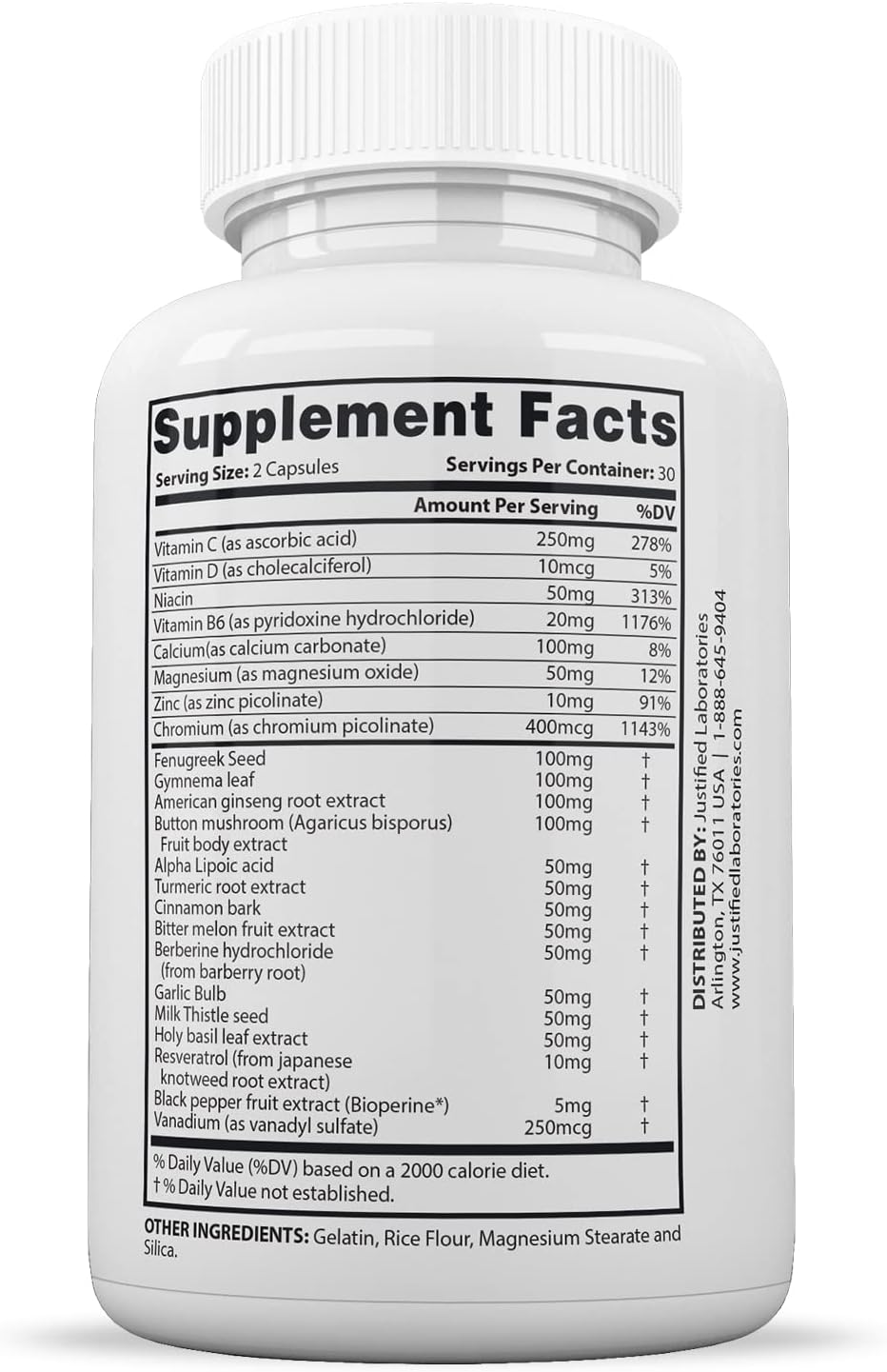 Justified Laboratories Blood Balance Max, 60 Cápsulas (Paquete de 2) - Fórmula Avanzada de Apoyo Circulatorio con Hierbas y Vitaminas