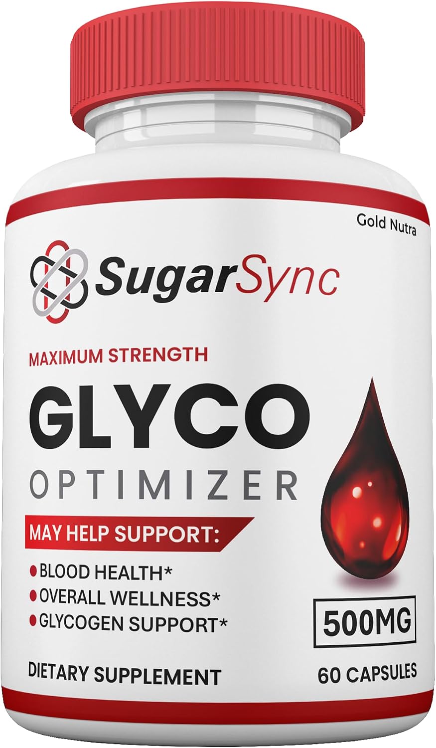 SugarSync Glyco Optimizer Cápsulas - Complemento para Hombres y Mujeres (2 Paquetes)